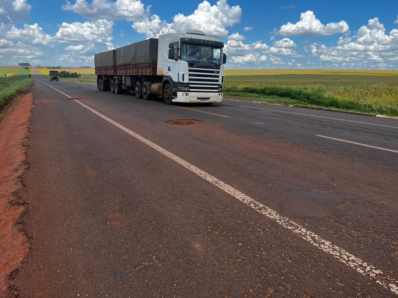 Rodovia que vai auxiliar a Rota Bioceânica está abandonada